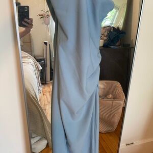 Petal & Pup Blue Strapless Dress